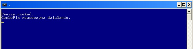 ComboFix rozpoczyna dziaanie